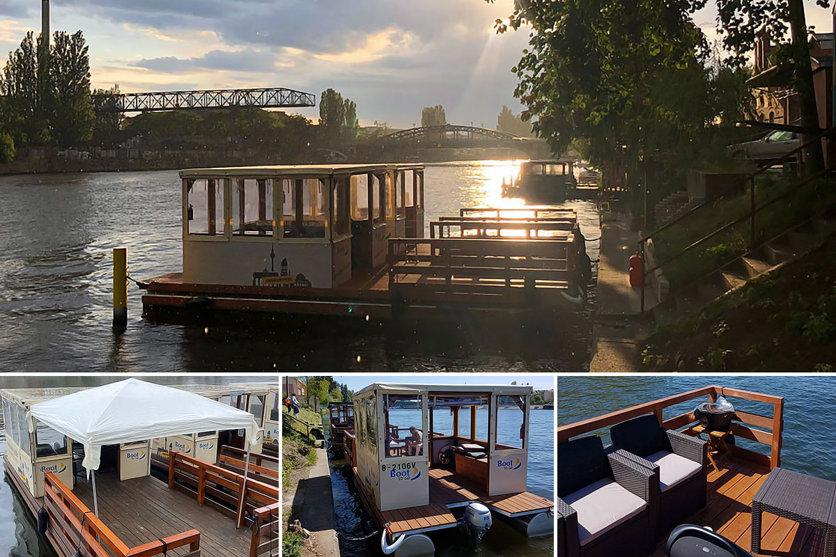 Party raft 'Wooden raft Berlin'