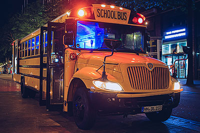 US school bus Hamburg