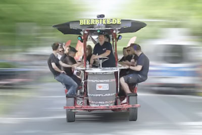 Beer bike Hanover