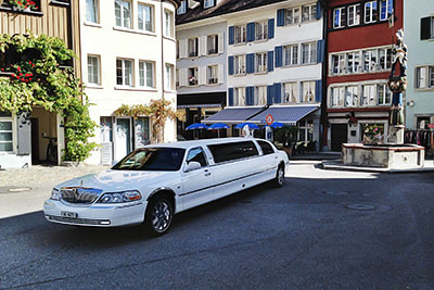 Lincoln stretch limousine Zurich