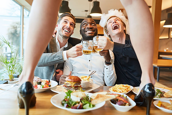 Bachelorette or bachelor party with show dinner