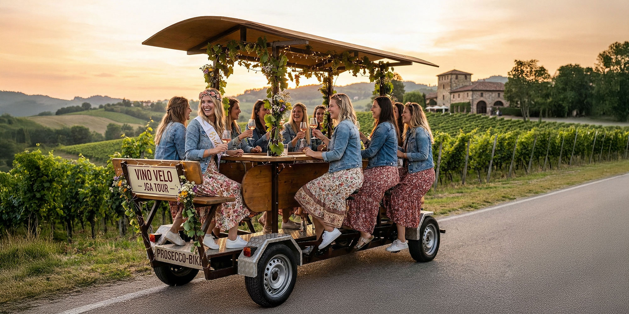 Prosecco Bike mieten / Rent a prosecco bike